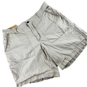 Howler Bros Clarksville Walk Short Men 36 7" Khaki Reinforced Pocket Chino Tan